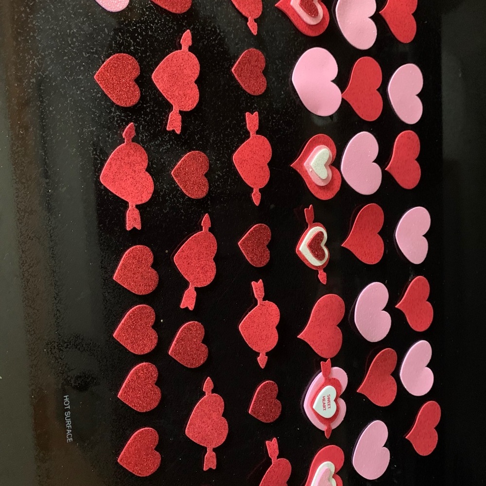 Valentine heart table scatter